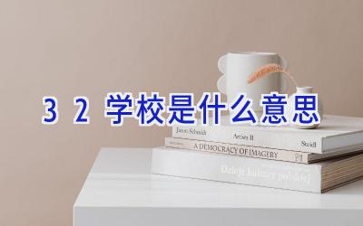 32学校是什么意思插图