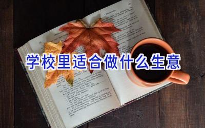 学校里适合做什么生意插图