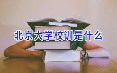 北京大学校训是什么插图
