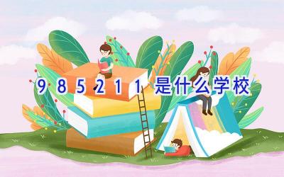 985211是什么学校插图