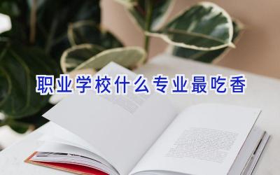 职业学校什么专业最吃香插图