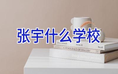 张宇什么学校插图