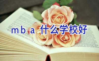 mba什么学校好插图