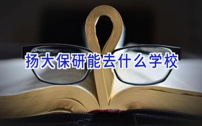 扬大保研能去什么学校插图