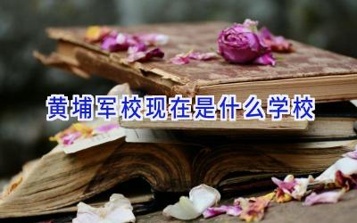 黄埔军校现在是什么学校插图