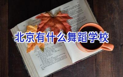 北京有什么舞蹈学校插图