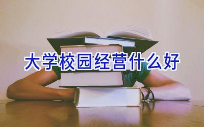 大学校园经营什么好插图