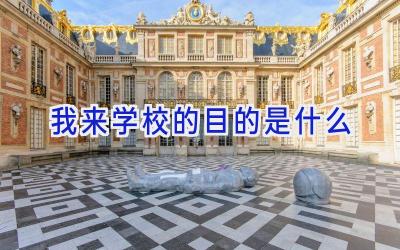 我来学校的目的是什么插图