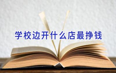 学校边开什么店最挣钱插图