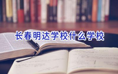 长春明达学校什么学校插图