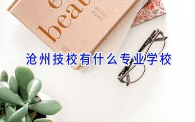 沧州技校有什么专业学校插图