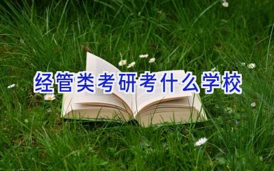 经管类考研考什么学校插图