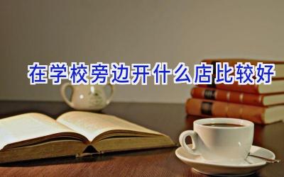 在学校旁边开什么店比较好插图