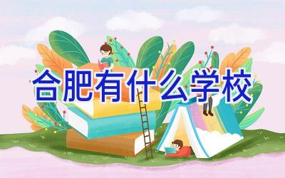 合肥有什么学校插图