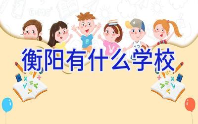 衡阳有什么学校插图