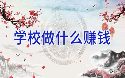 学校做什么赚钱插图