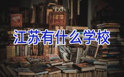 江苏有什么学校插图