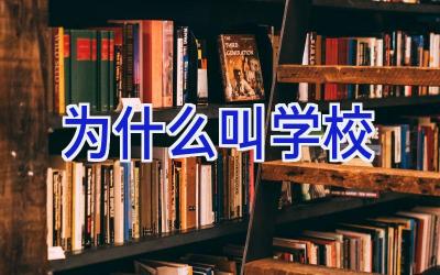 为什么叫学校插图