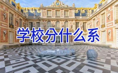 学校分什么系插图