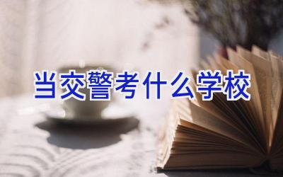 当交警考什么学校插图