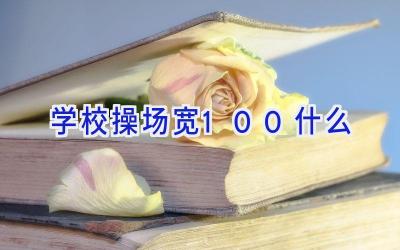 学校操场宽100什么插图