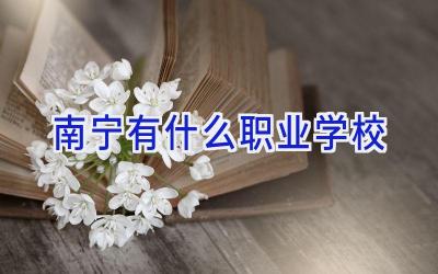 南宁有什么职业学校插图