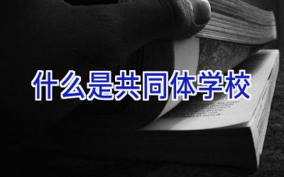 什么是共同体学校插图