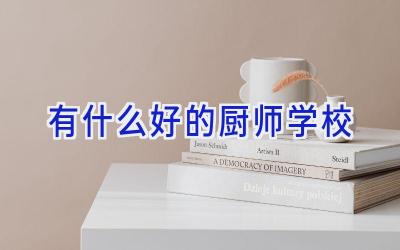 有什么好的厨师学校插图