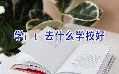 学it去什么学校好插图