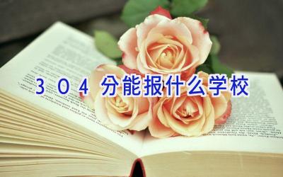 304分能报什么学校插图