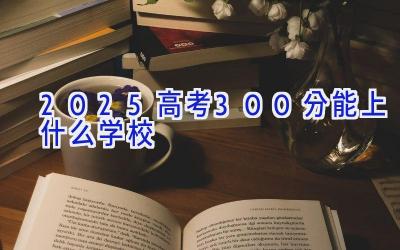 2025高考300分能上什么学校插图
