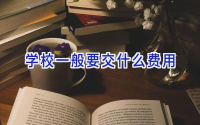 学校一般要交什么费用插图